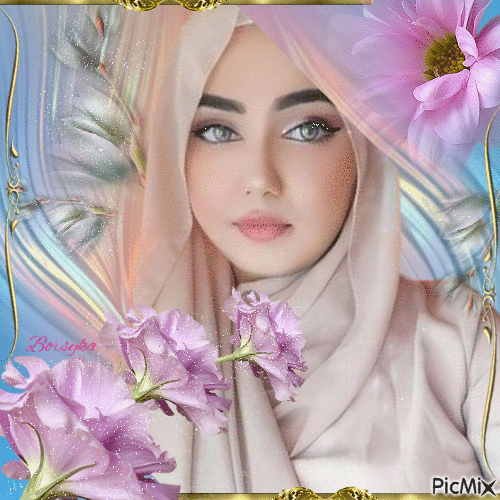 Femme musulmane - Bezmaksas animēts GIF