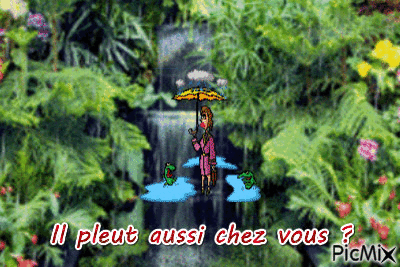 pluie - GIF animé gratuit