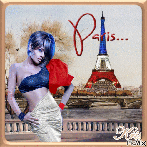Chic Paris - Darmowy animowany GIF