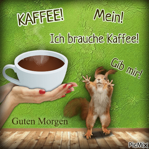 Guten Morgen - Бесплатный анимированный гифка
