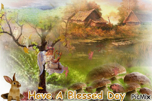 Have A Blessed Day - Бесплатный анимированный гифка
