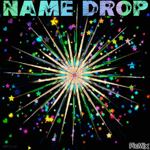 name drop - Animovaný GIF zadarmo