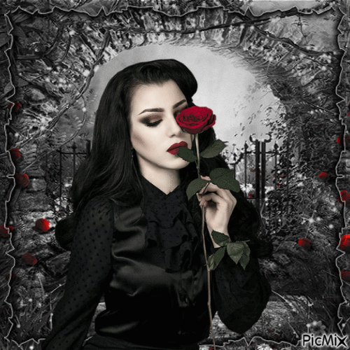 ☆☆GOTHIC WOMAN☆☆ - Free animated GIF