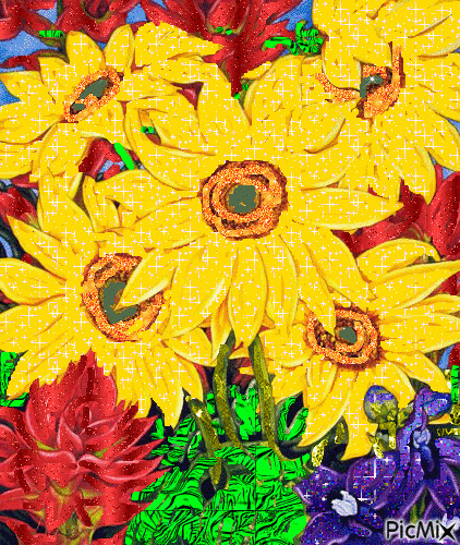 kvety - Zdarma animovaný GIF