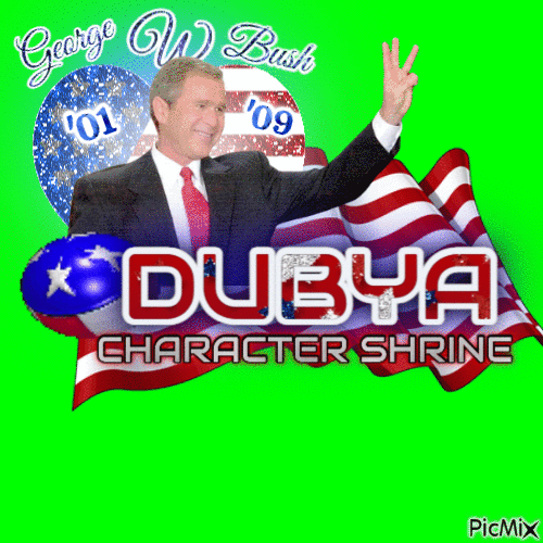 George "Dubya" Bush - GIF animado grátis