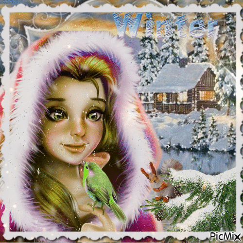 Winter-Manga - Ingyenes animált GIF