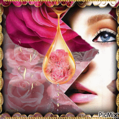 roses and honey - Besplatni animirani GIF