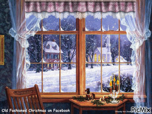 Winter Window - Ilmainen animoitu GIF