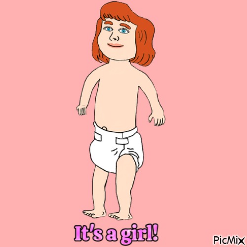 It's a girl! - безплатен png