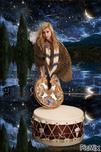 Her Brothers Native Drums - Ingyenes animált GIF