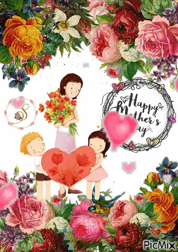 happy mothers day - Бесплатный анимированный гифка