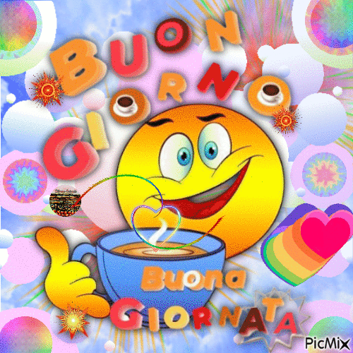 Buon Giorno  - Smile😄 - Free animated GIF