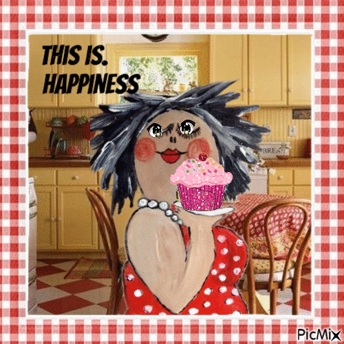 HAPPINESS - GIF animado grátis