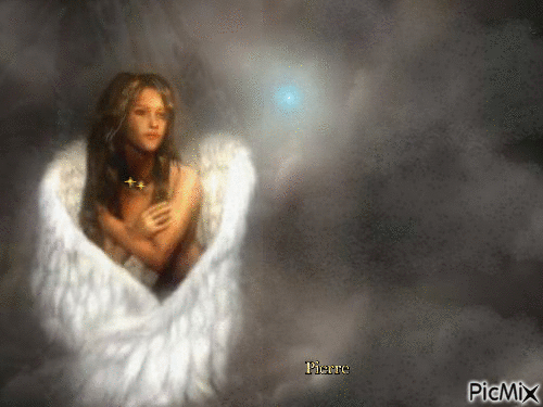 l'ange de nuit - Безплатен анимиран GIF