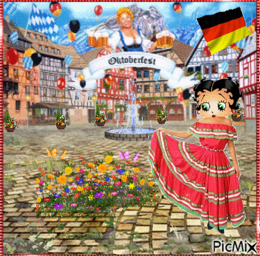 betty boop germany - Free animated GIF