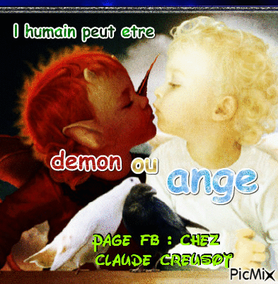 ange ou demon - 免费动画 GIF