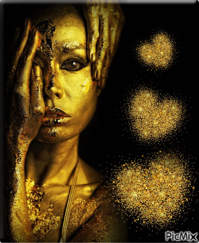 Golden Woman - Gratis geanimeerde GIF