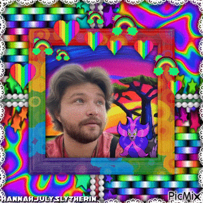 ♦Sterling Knight in Rainbow Tones♦ - Free animated GIF