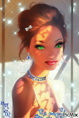 Pretty Lady - 無料のアニメーション GIF