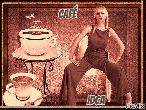 Café sexy - Безплатен анимиран GIF