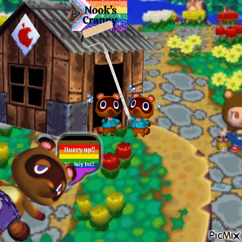 Tom Nook Is Gay - 免费动画 GIF