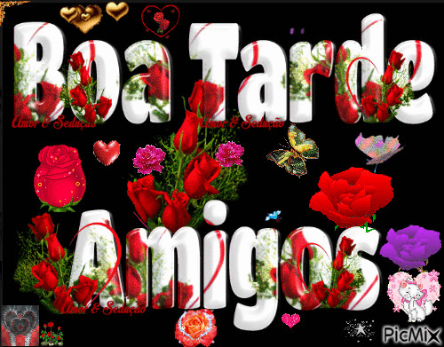 Boa Tarde Amigos - Ücretsiz animasyonlu GIF