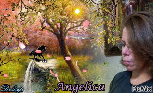 Angelica - GIF animado gratis