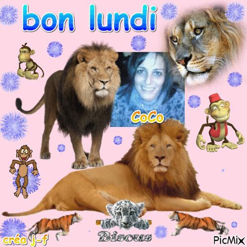 bon lundi coco - Бесплатный анимированный гифка