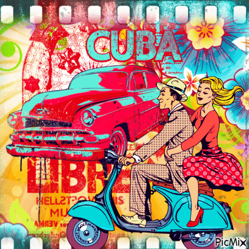 Cuba Libre - GIF animado gratis