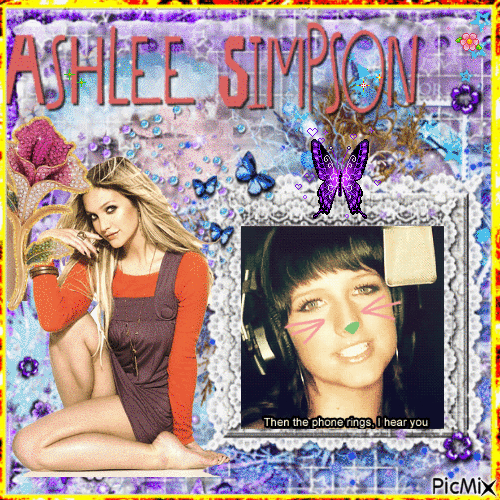 Ashlee Simpson - Besplatni animirani GIF