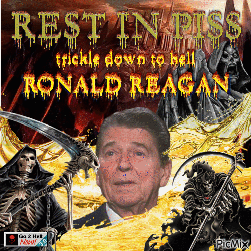 Ronald Reagan - GIF animé gratuit