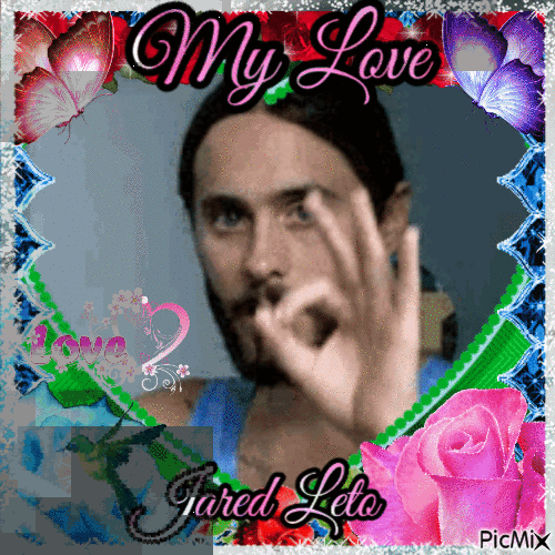 My Love Jared Leto - Animovaný GIF zadarmo