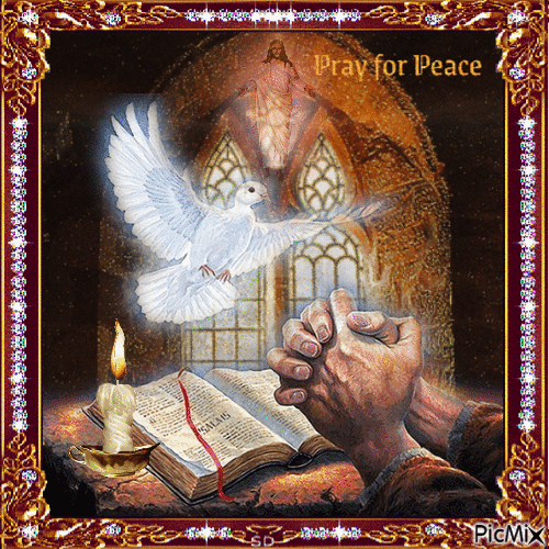 Pray for Peace - Δωρεάν κινούμενο GIF