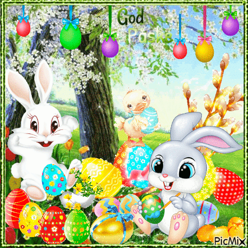 Happy Easter 2 - Бесплатни анимирани ГИФ