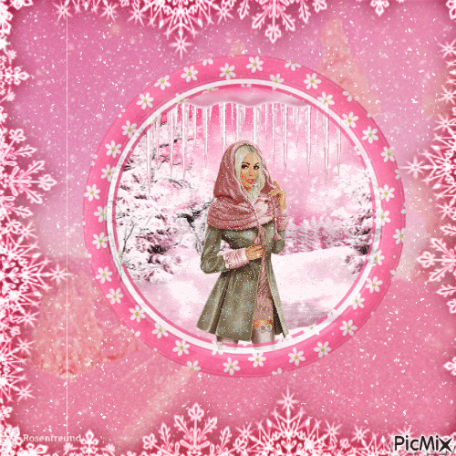 Pink Winter - Besplatni animirani GIF
