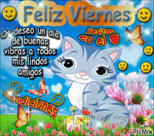 Feliz viernes 4 - Бесплатный анимированный гифка