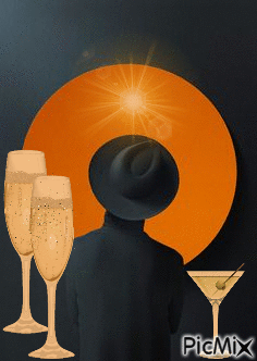 Cóctel o champán? - Free animated GIF