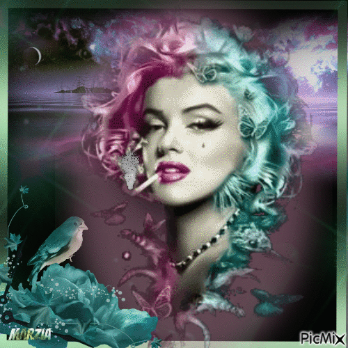 Marilyn - Fantasia - GIF animate gratis