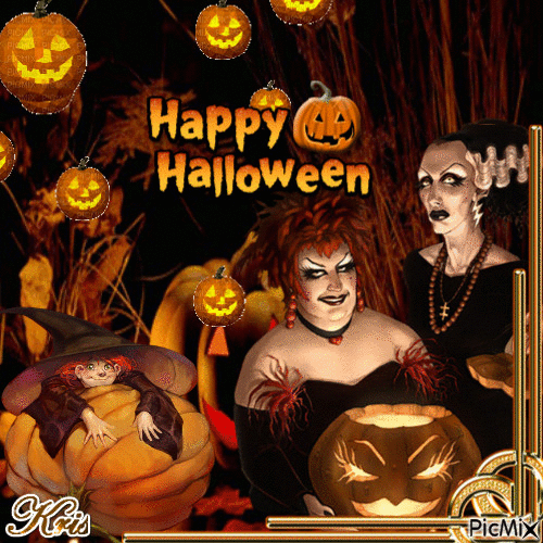 Halloween  ❤️🌼 - Nemokamas animacinis gif