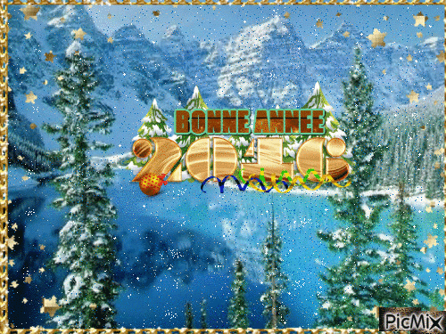 " BONNE ANNEE " . - Free animated GIF