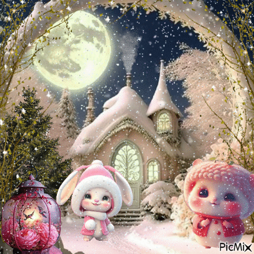 fairy winter. - Ingyenes animált GIF