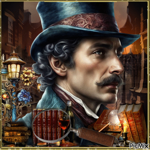 Sherlock Holmes - Бесплатни анимирани ГИФ