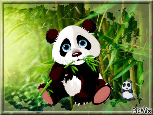 Panda - Бесплатный анимированный гифка