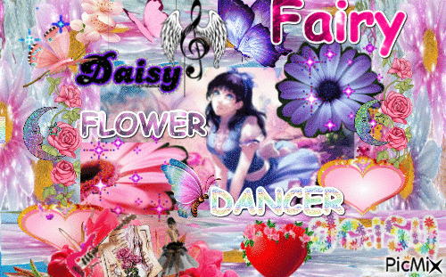 Daisy fairy flower dancer. 