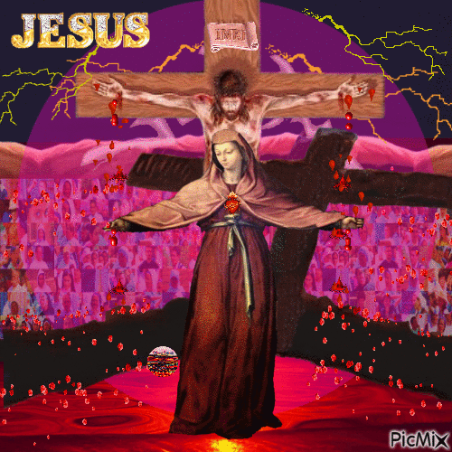 Gesù -Jesus Muore per l'Umanità - Безплатен анимиран GIF