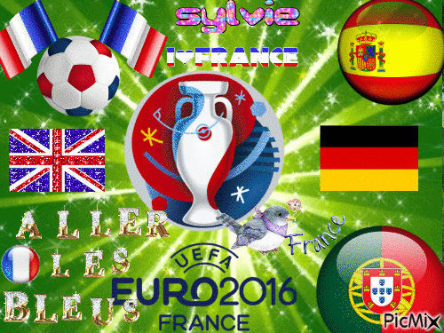 euro 2016 ma creation sylvie - Zdarma animovaný GIF