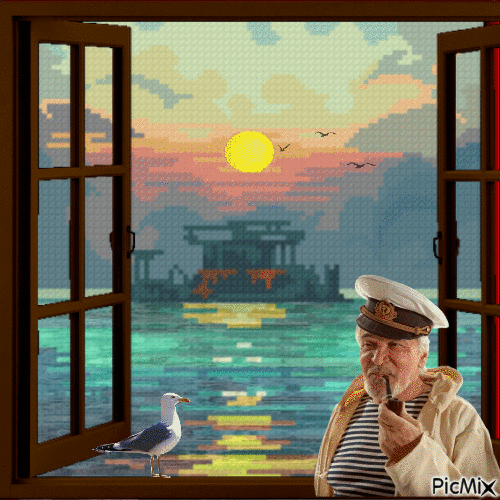 Моряк - Darmowy animowany GIF