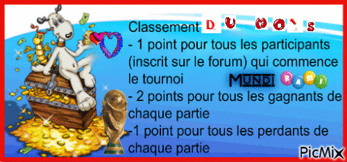 classement du mois - Free animated GIF