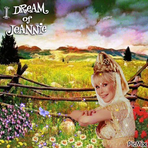 I dream of Jeannie - Bezmaksas animēts GIF
