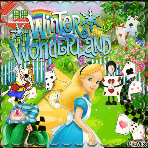 Alice in the wonderland - GIF animado gratis